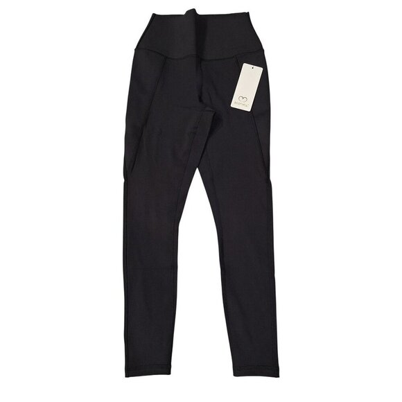 NWT Bootyful Athleisure Yoga Workout Leggings Black/Size XS - Picture 1 of 5